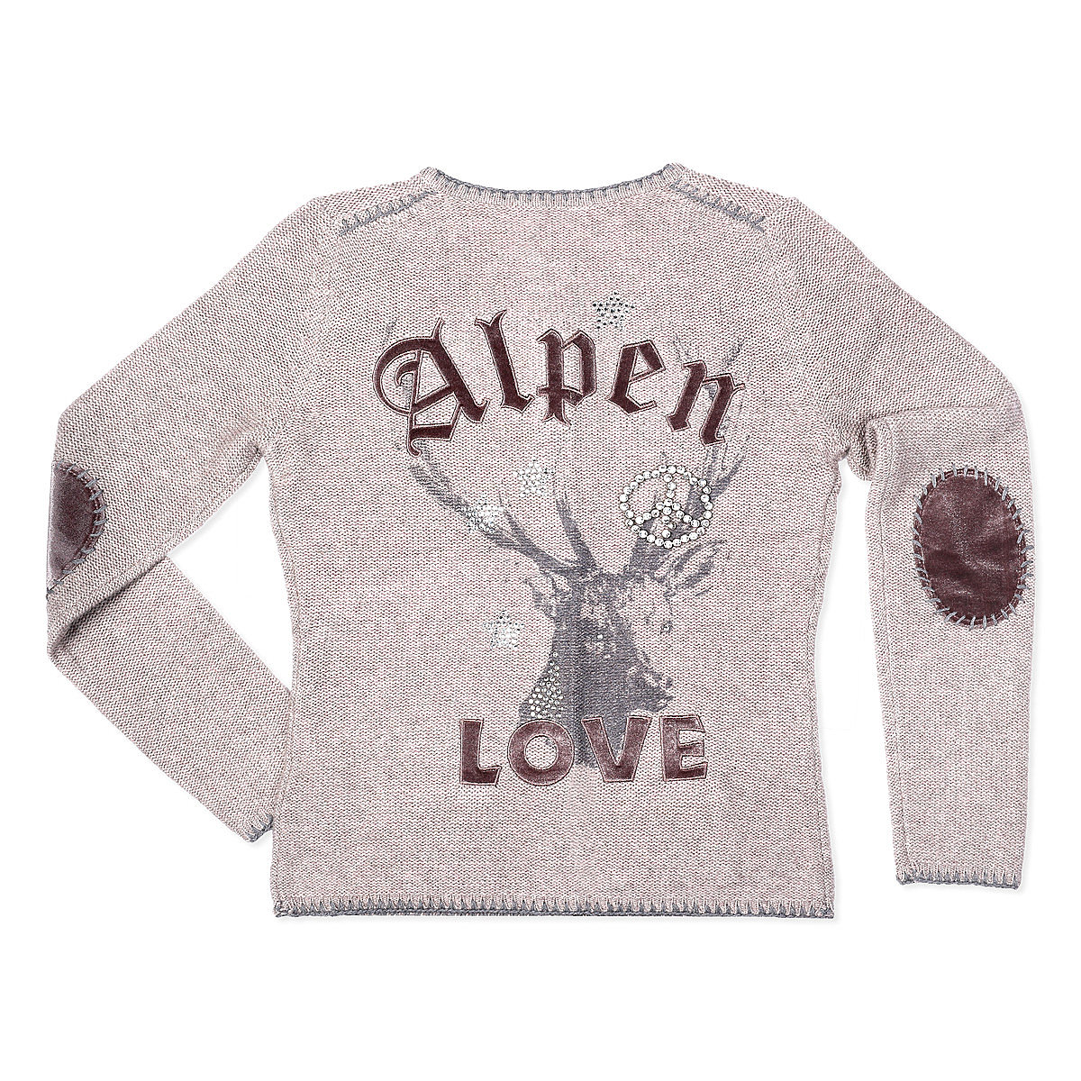 Six o seven Damentrachtenstrickjacke beige