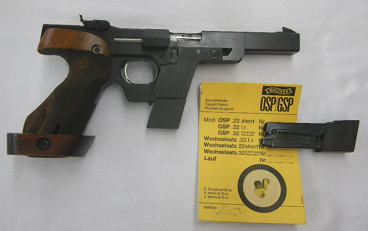 Walther GSP .32 S&W long - gebraucht