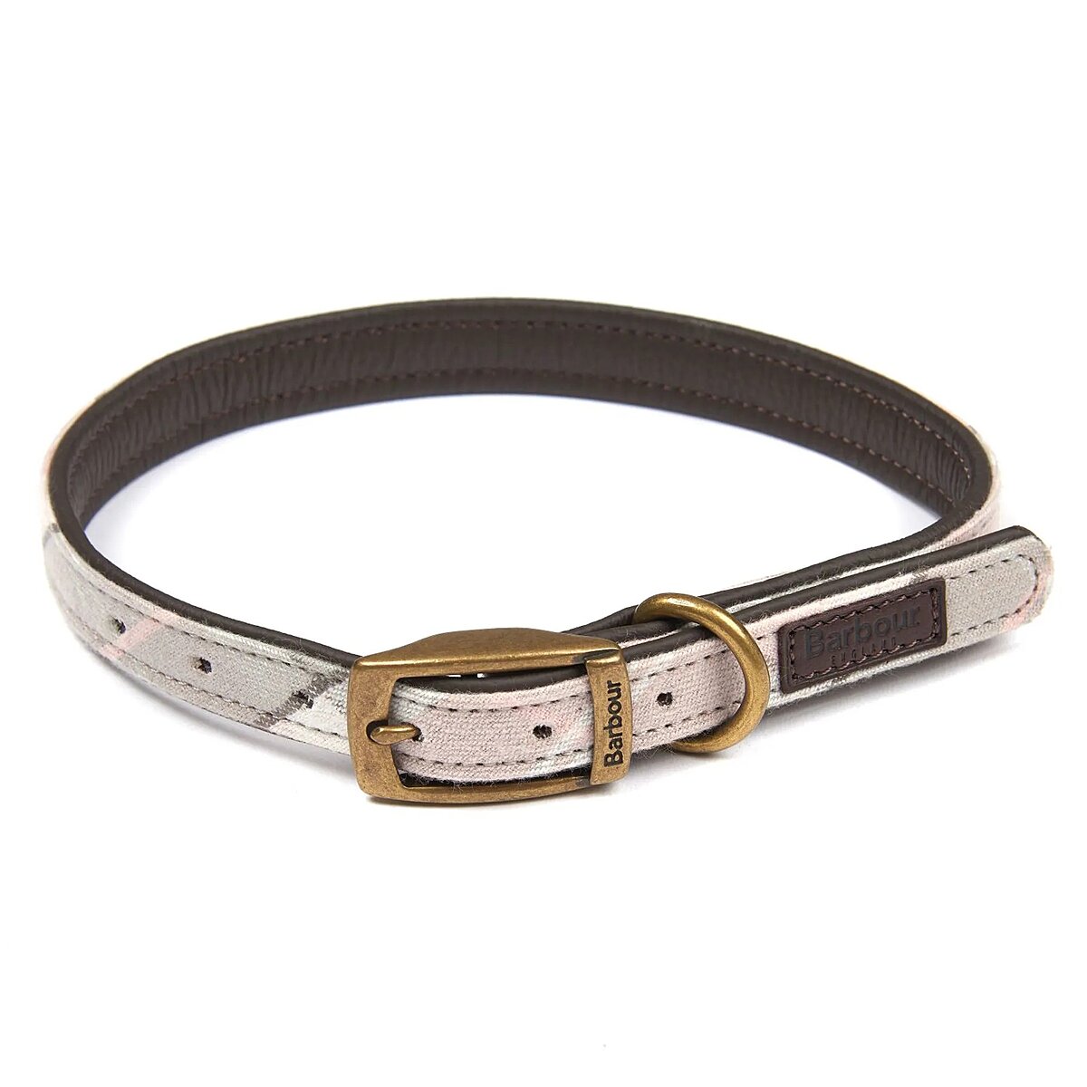 Barbour Dog Collar Leather Tartan