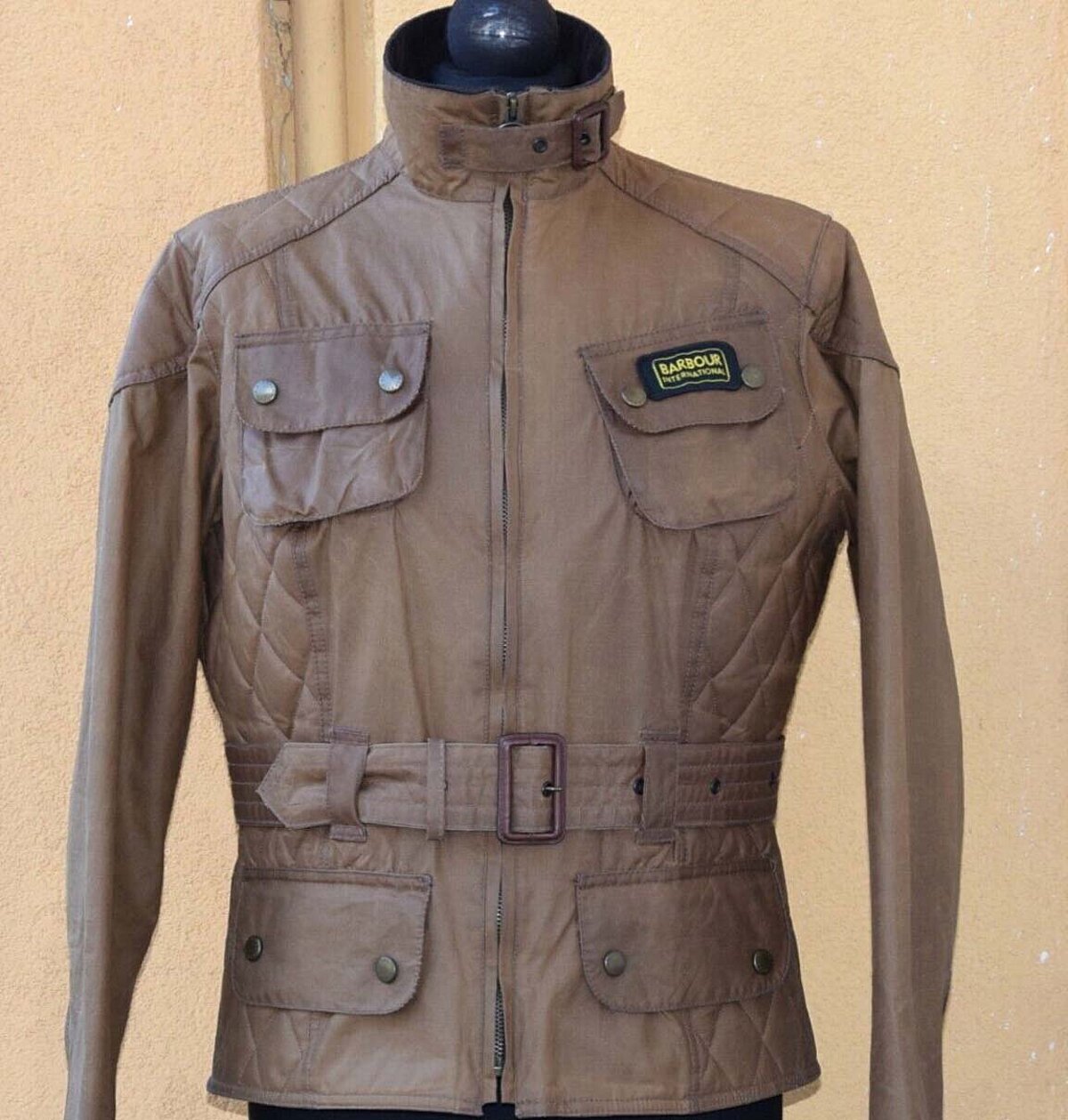 Barbour Flyweight Wax International Biker Jacket