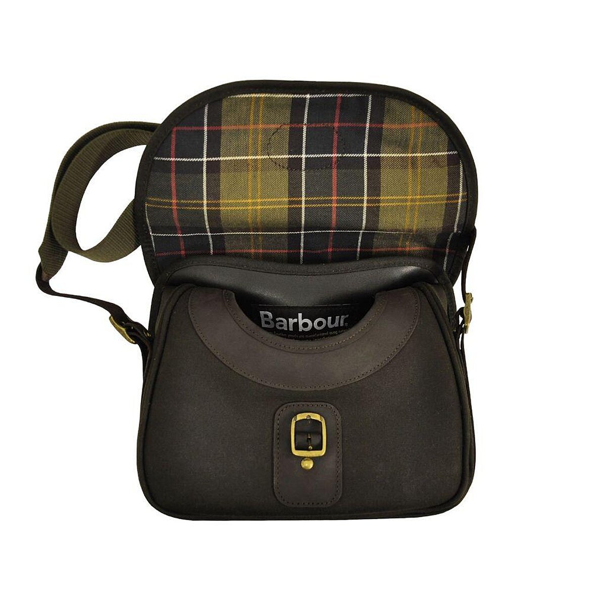 Barbour Wax Leather Cartridge Bag