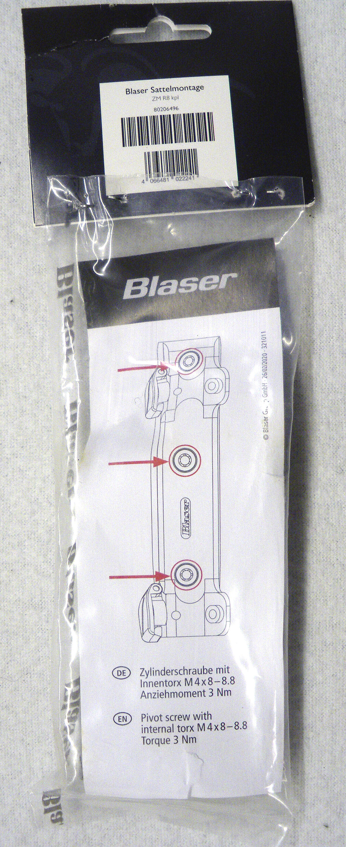 Blaser Sattelmontage R8 Z-Schiene