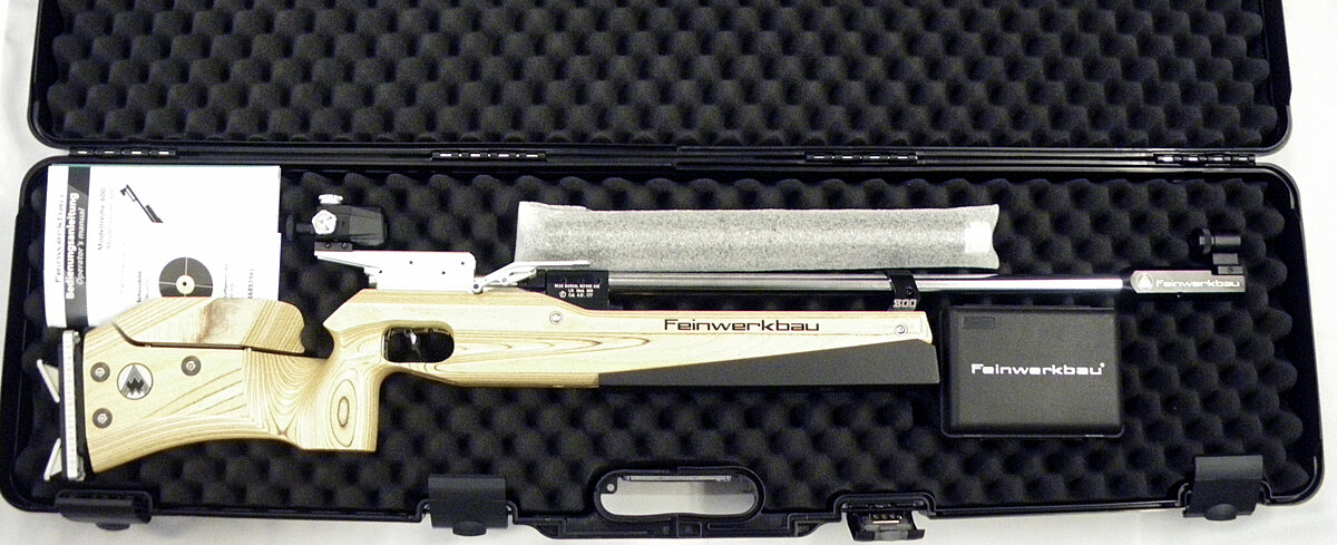 Feinwerkbau 800 Universal als Auflagewaffe