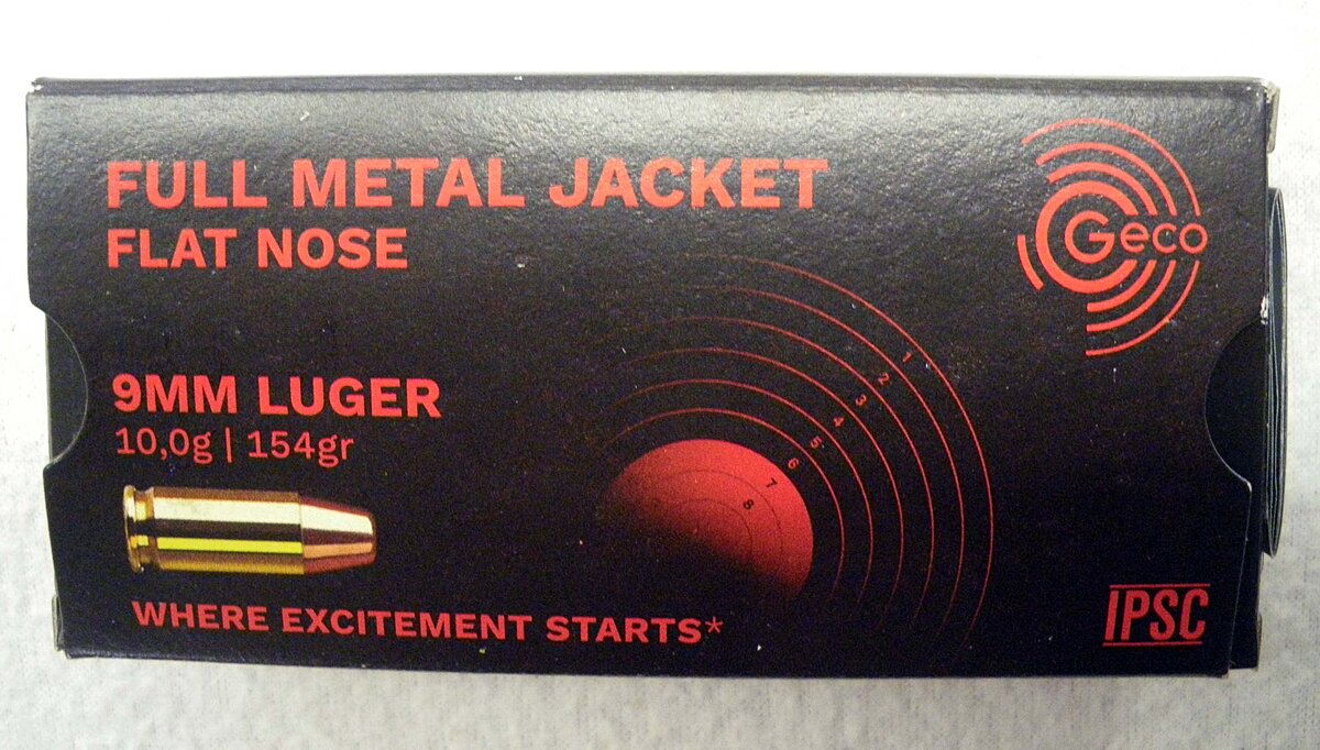 Geco 9 mm Luger VMF 154 gr. - Pistolenmunition