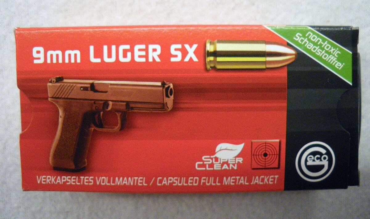Geco 9 mm Luger verkapseltes VMR  SX 124 grs. - Pistolenmunition
