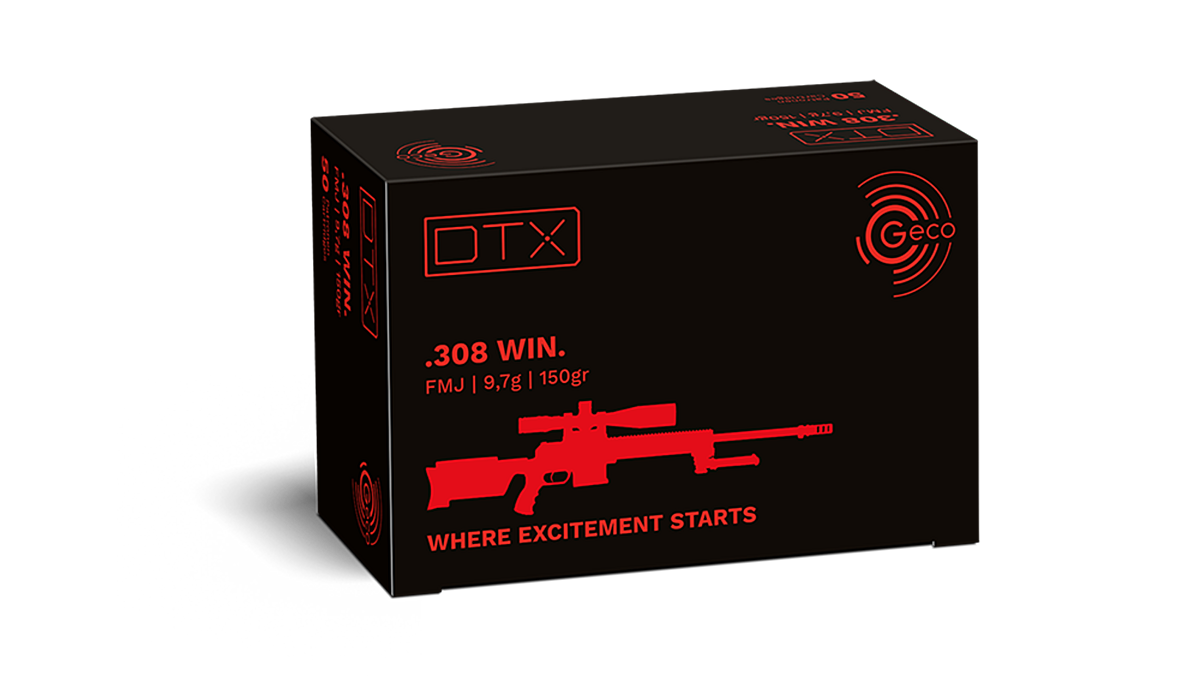 Geco VM DTX .308 Win 150gr.