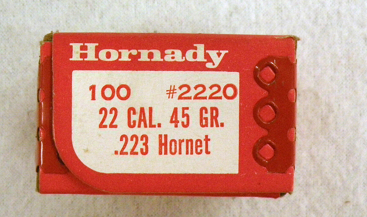 Hornady Geschosse .223 Hornet 45gr