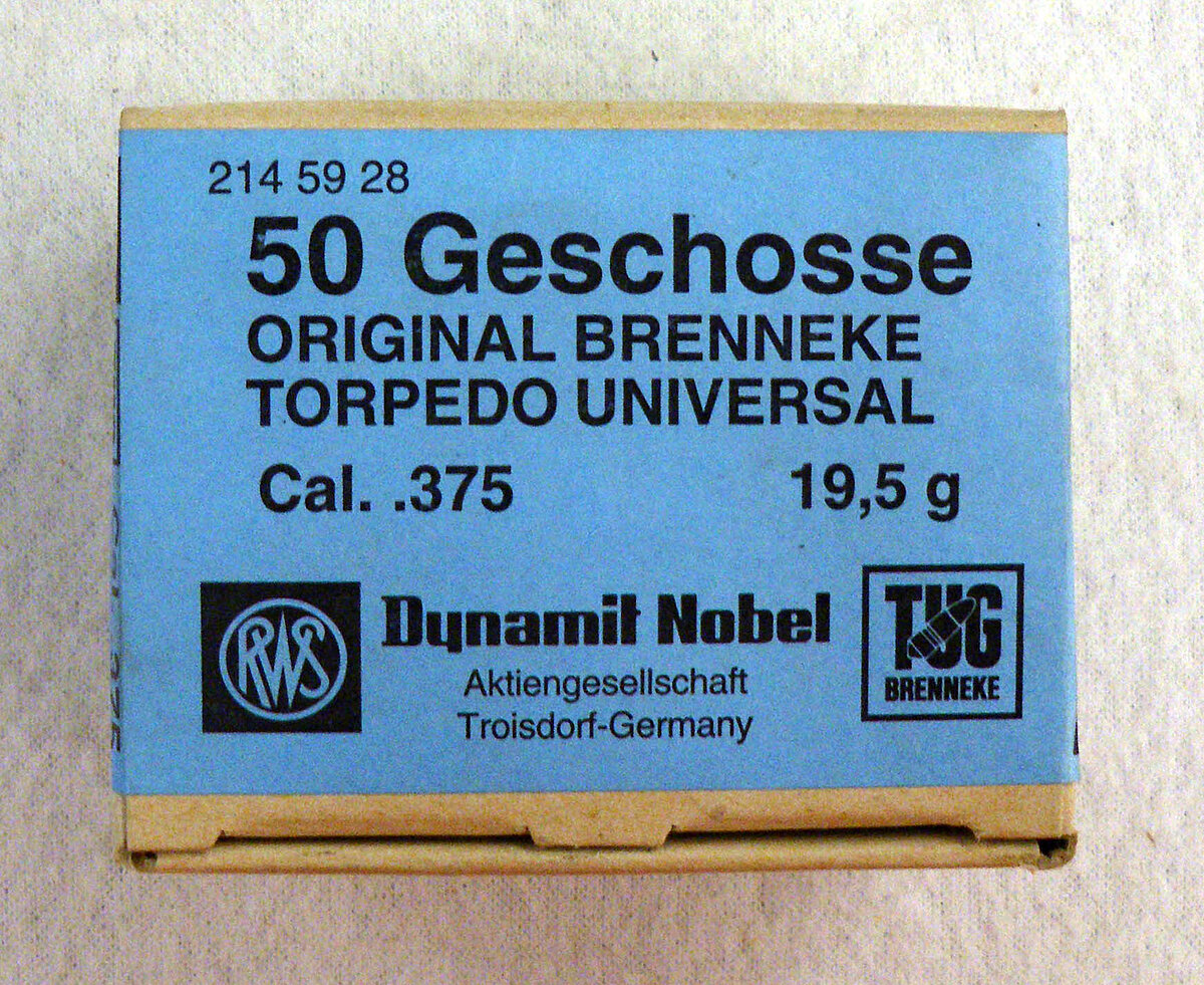 RWS Geschosse Brenneke TUG .375 19,5g