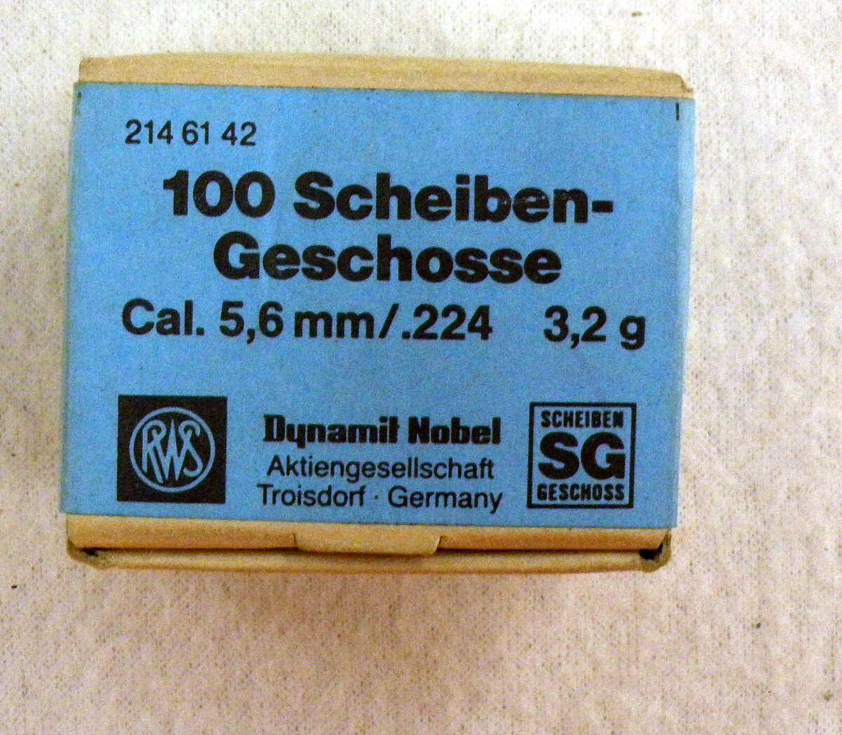 RWS Geschosse SG 5,6mm - .224 3,2g