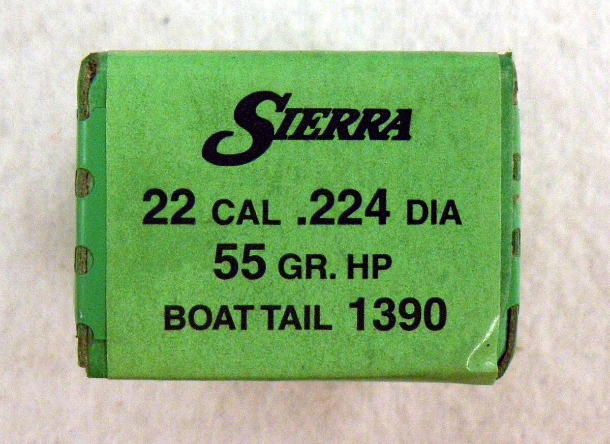 Sierra Geschosse Gameking .224 Boattail 55gr