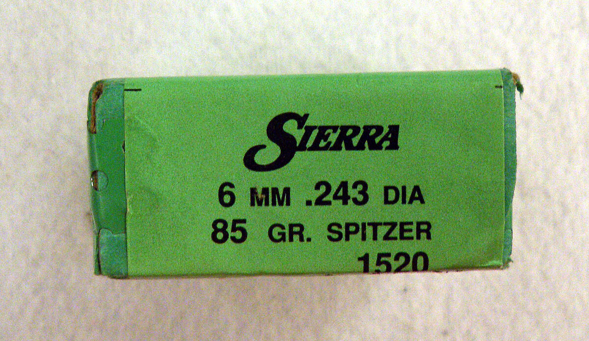Sierra Geschosse Varminter .243 85gr