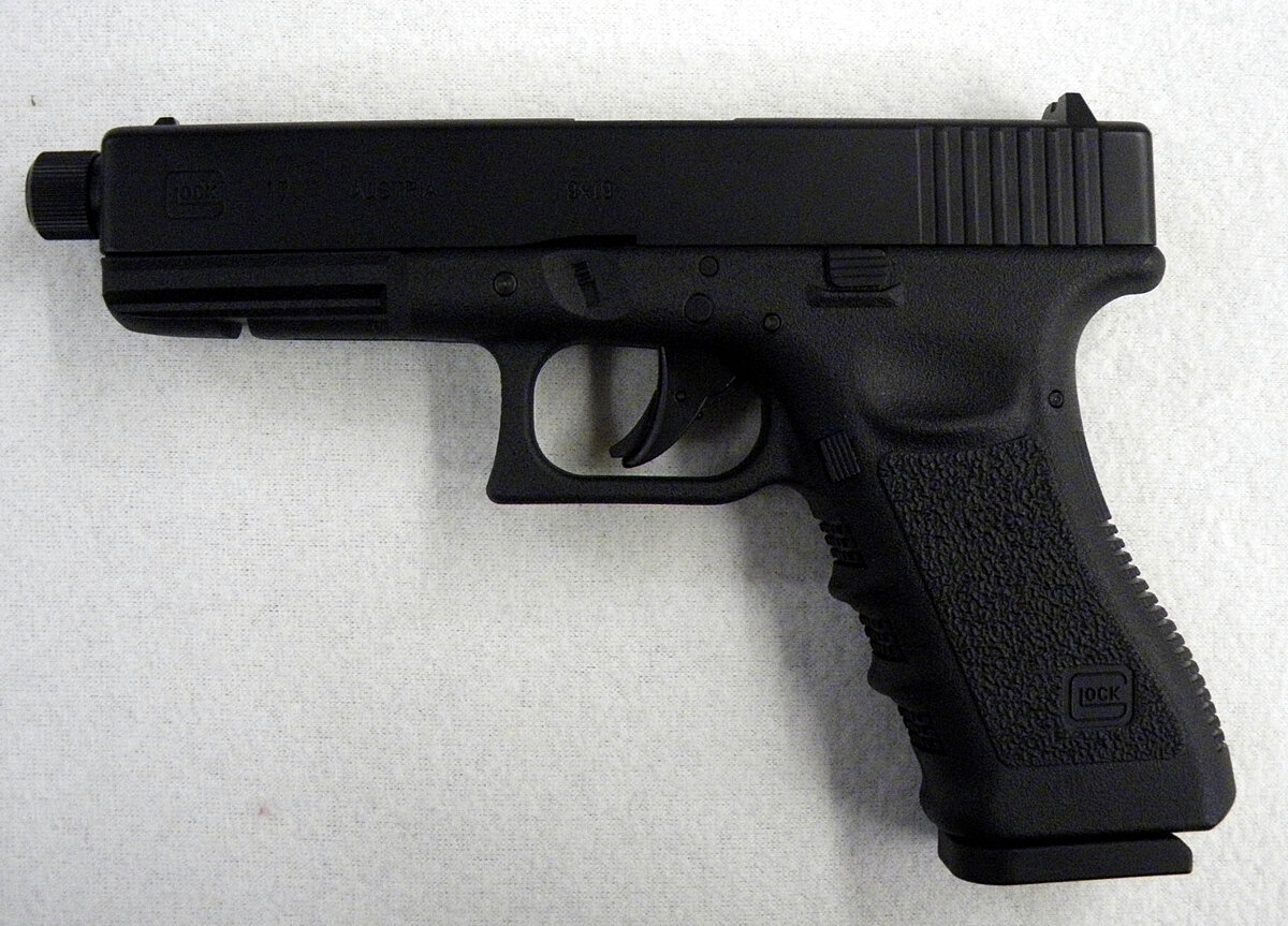 Glock 17 mit Gewinde - Co2 Pistole