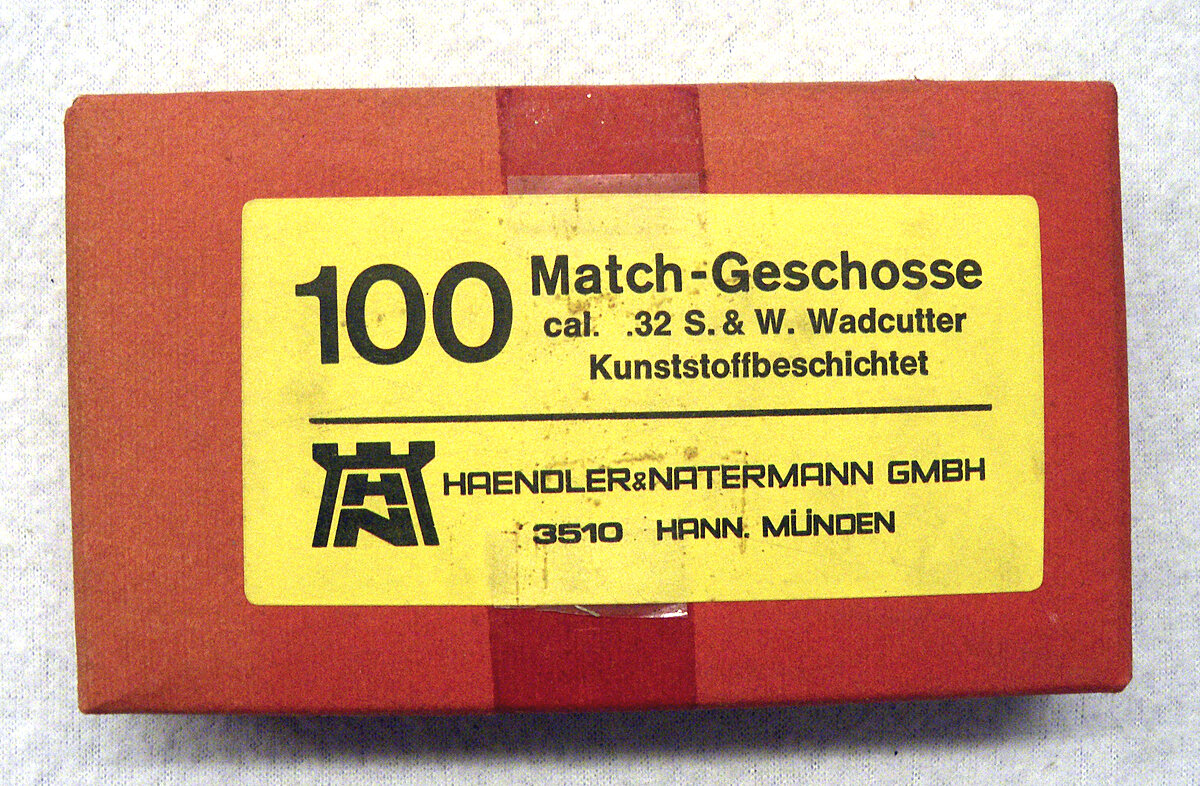 H&N Geschosse .32 S&W Wadcutter kunststoffbeschichtet