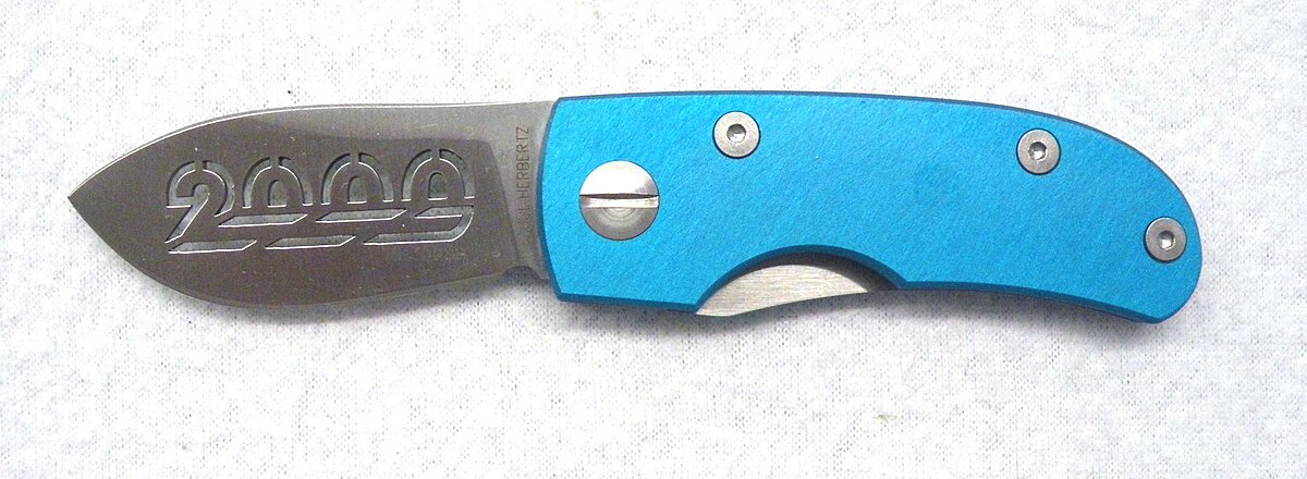 Herbertz Messer 2000 blau