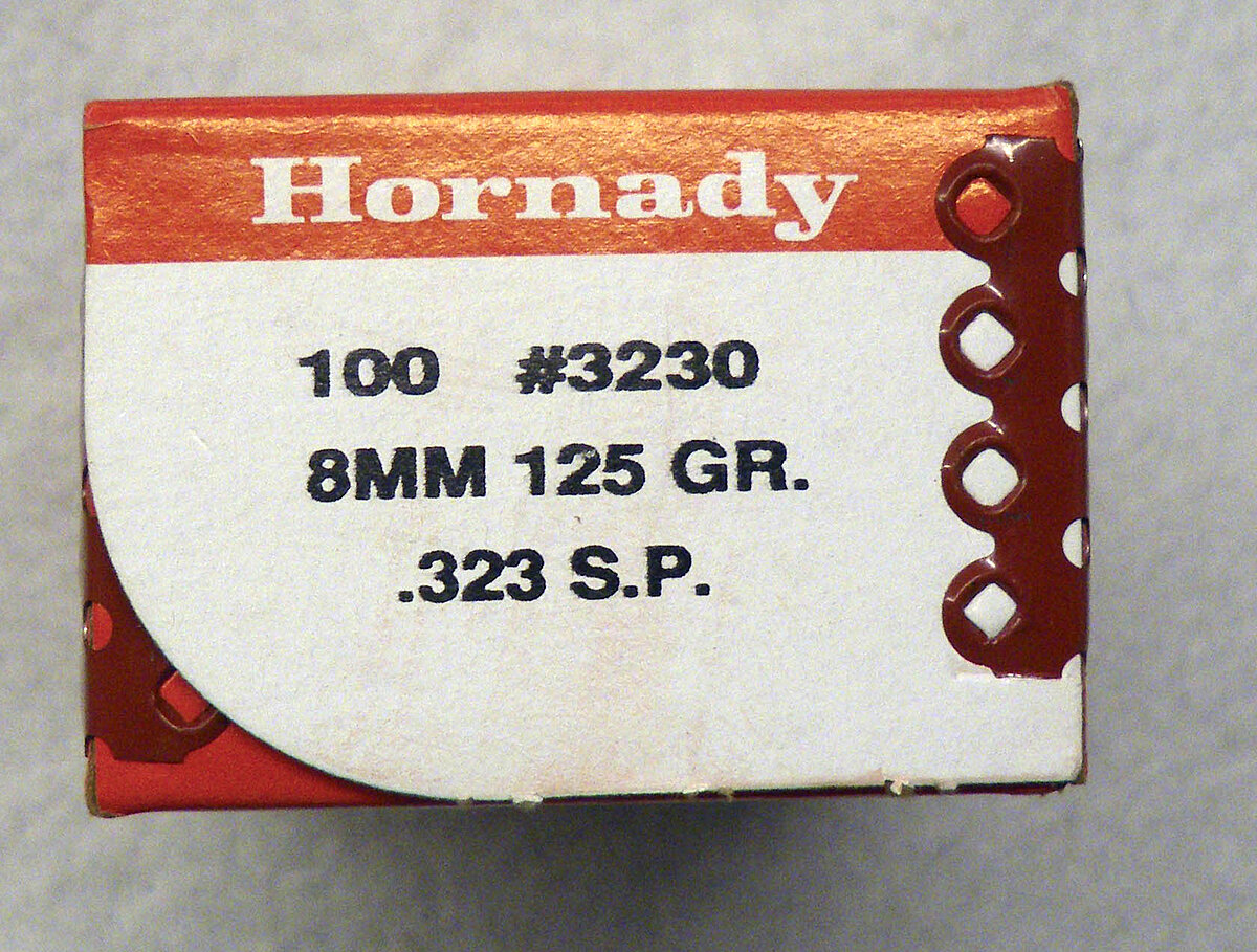 Hornady Geschosse .323 SP 125gr.