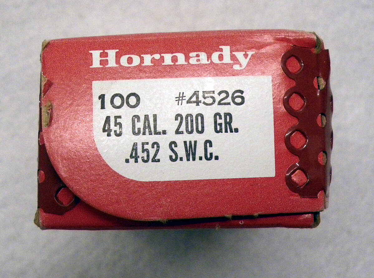 Hornady Geschosse .452 SWC 200gr