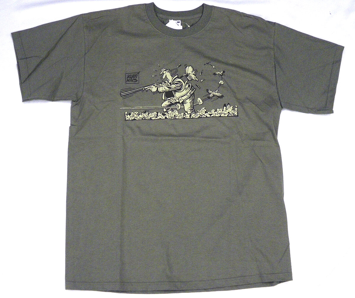 T-Shirt mit Klavinius-Karikatur