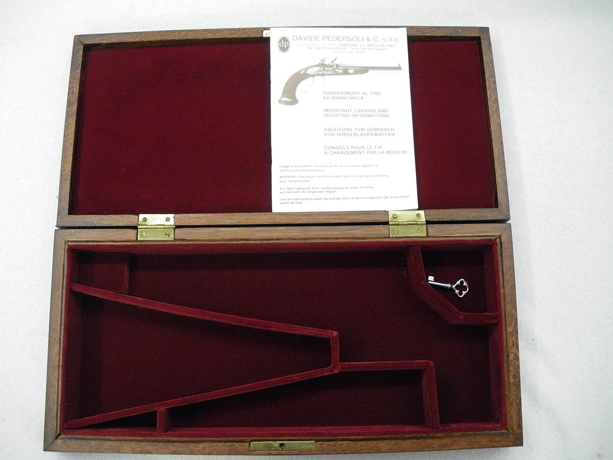 Koffer fr Vorderladerpistole von Pedersoli