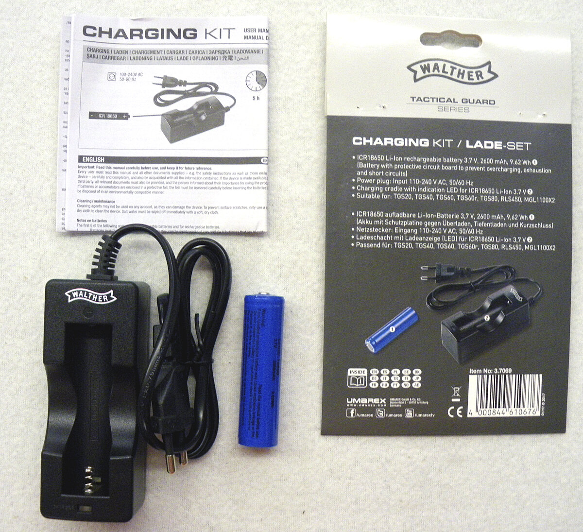 Charging Kit Lade-Set Walther von Umarex