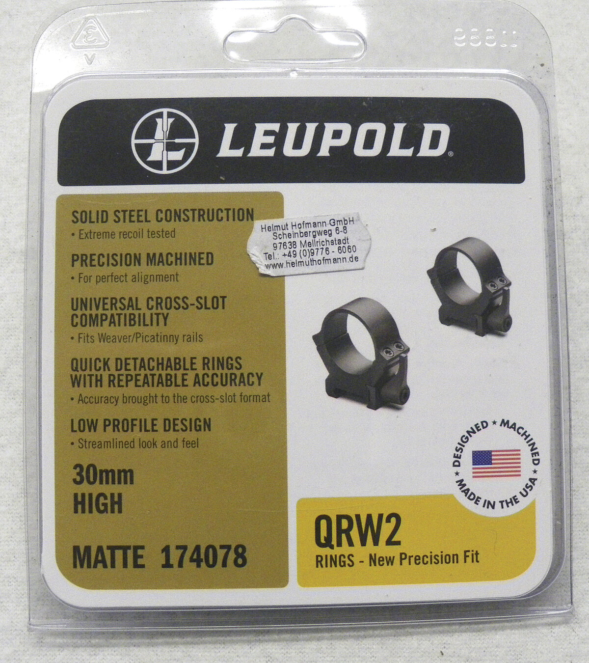 Leupold QRW2 Montageringe 30mm high