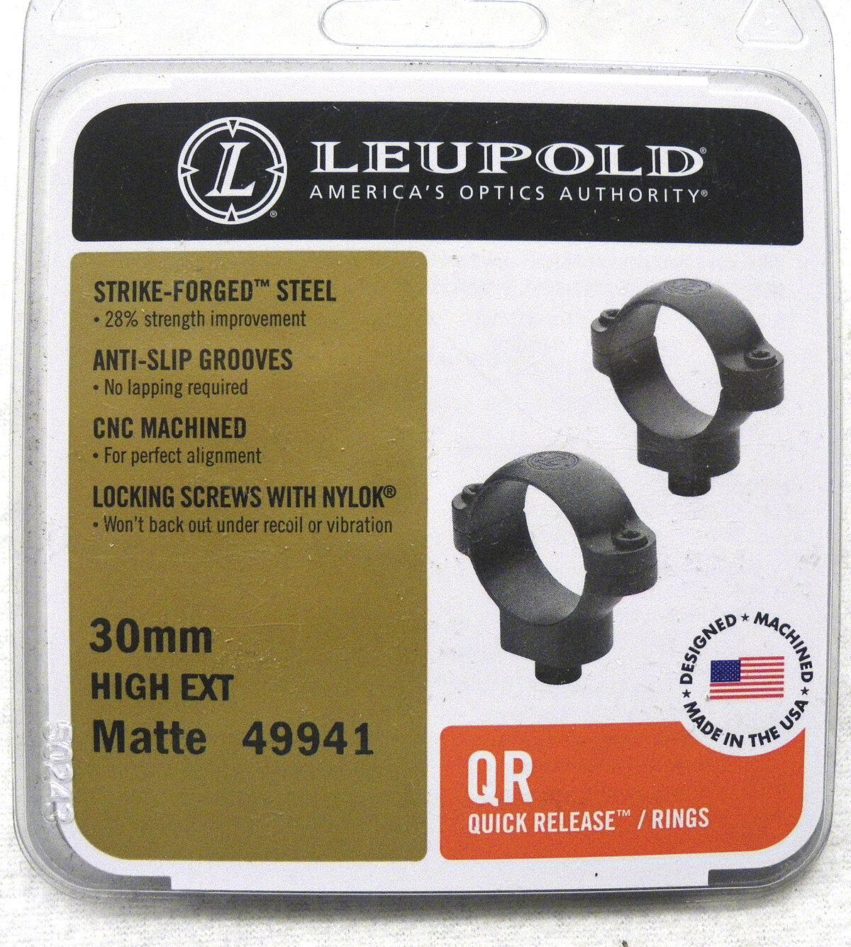 Leupold Quick Release QR Ringe Montage 30mm gekr�pft