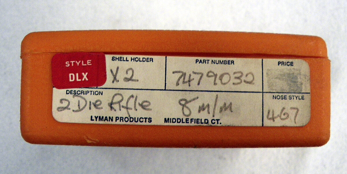 Lyman 2 Die Rifle 8mm