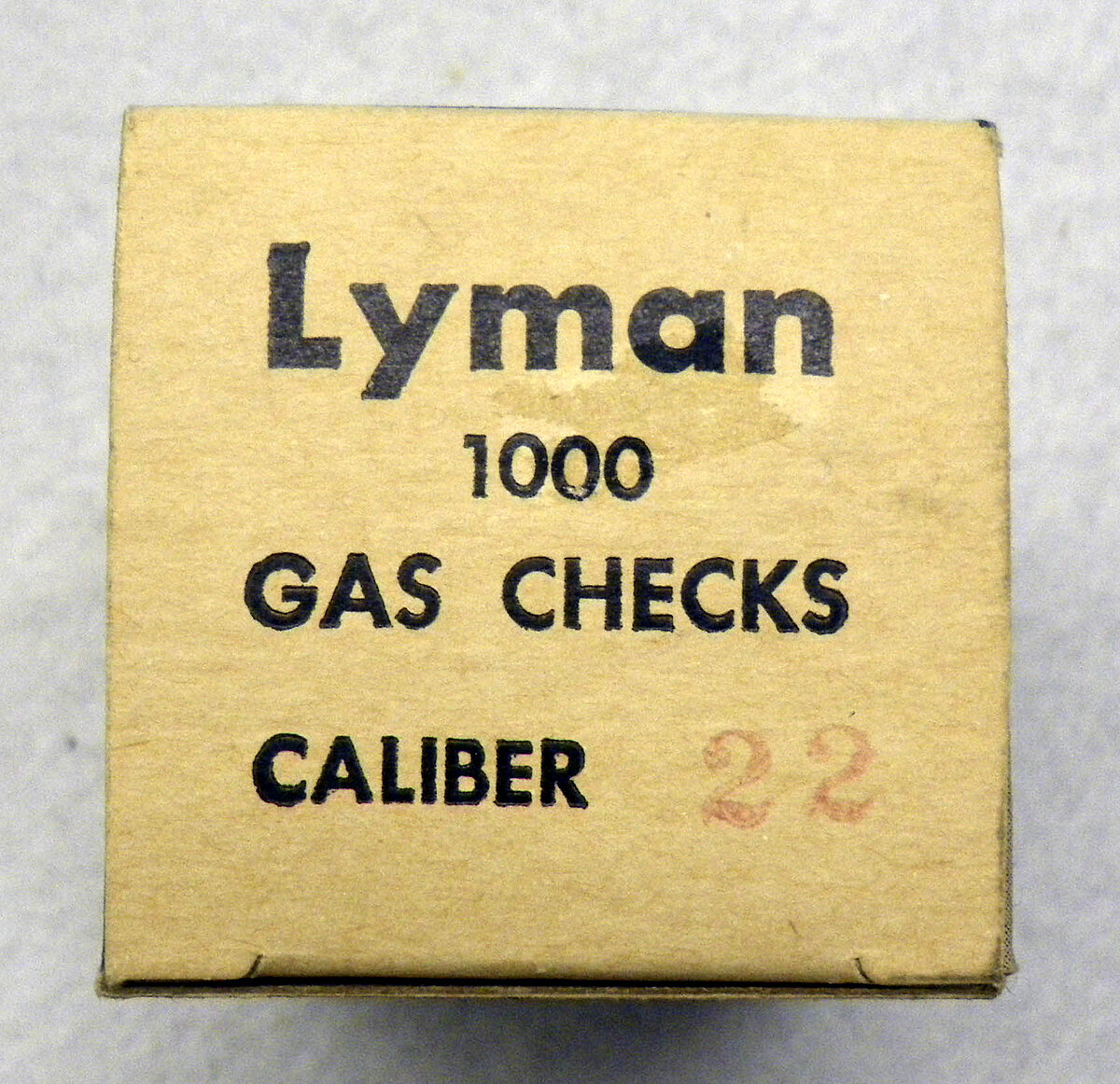Lyman Gas Checks .22