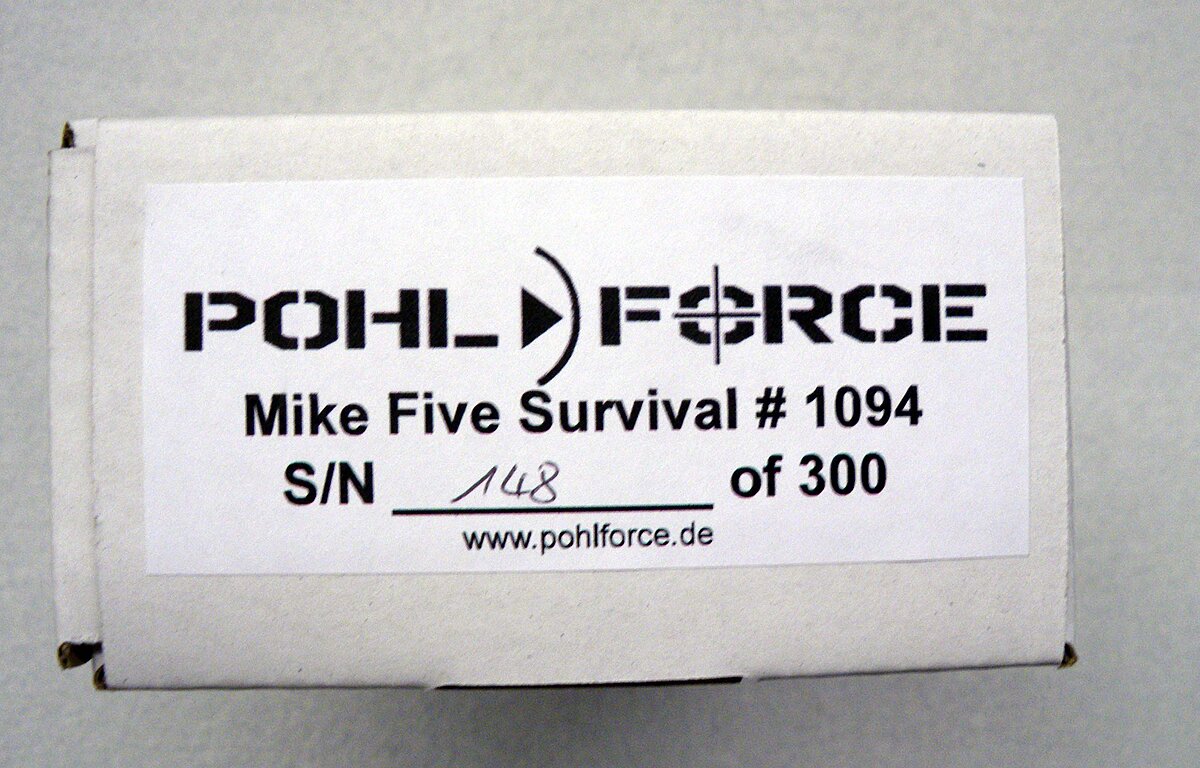 Pohl Force Mike Five Survival Black