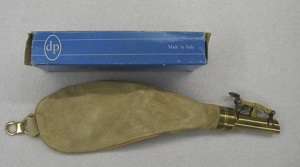 Pulversack aus Leder - Vorderlader