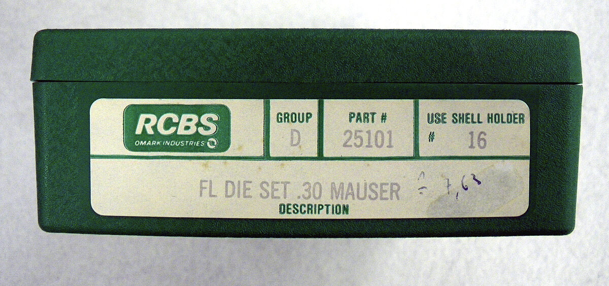 RCBS FL Die Set .30 Mauser