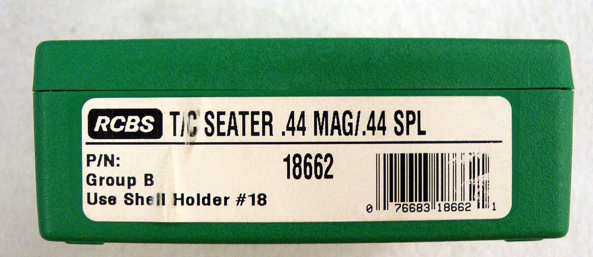 RCBS TC Taper Crimp Seater .44 Mag, .44SPL
