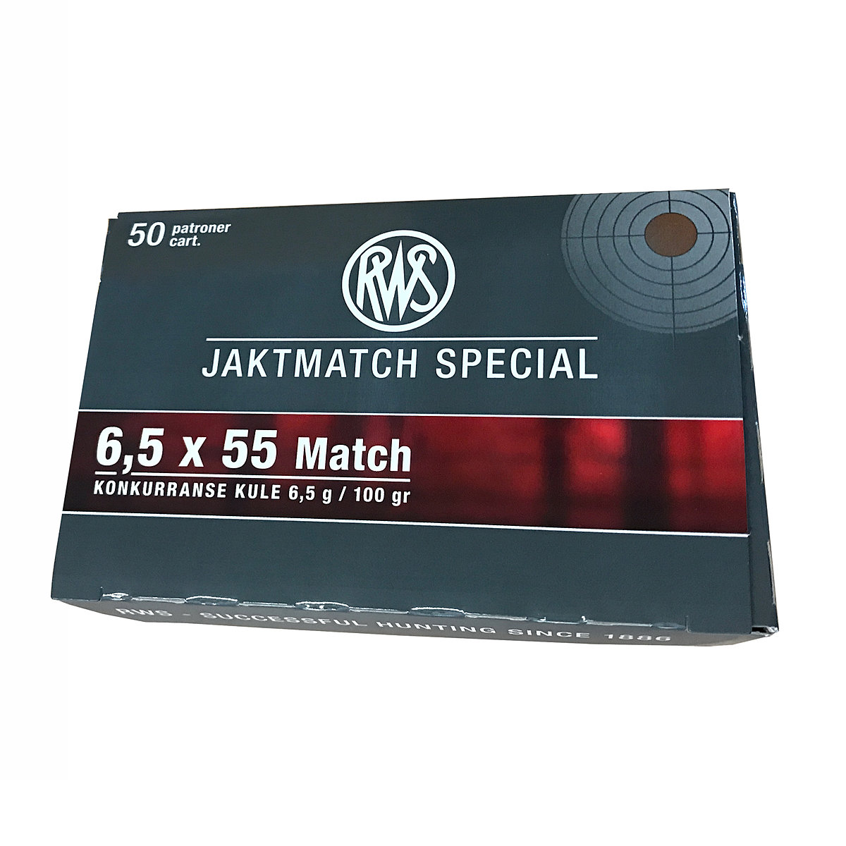 RWS Jaktmatch Special 6,5 x 55 Match 6,5g - 50 Stck.