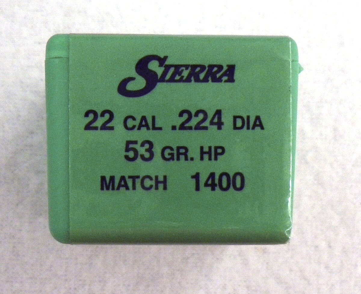 Sierra Matchking Geschosse .224 53gr. HP
