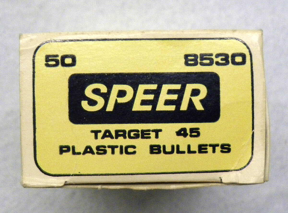 Speer Plastic Bullets .45
