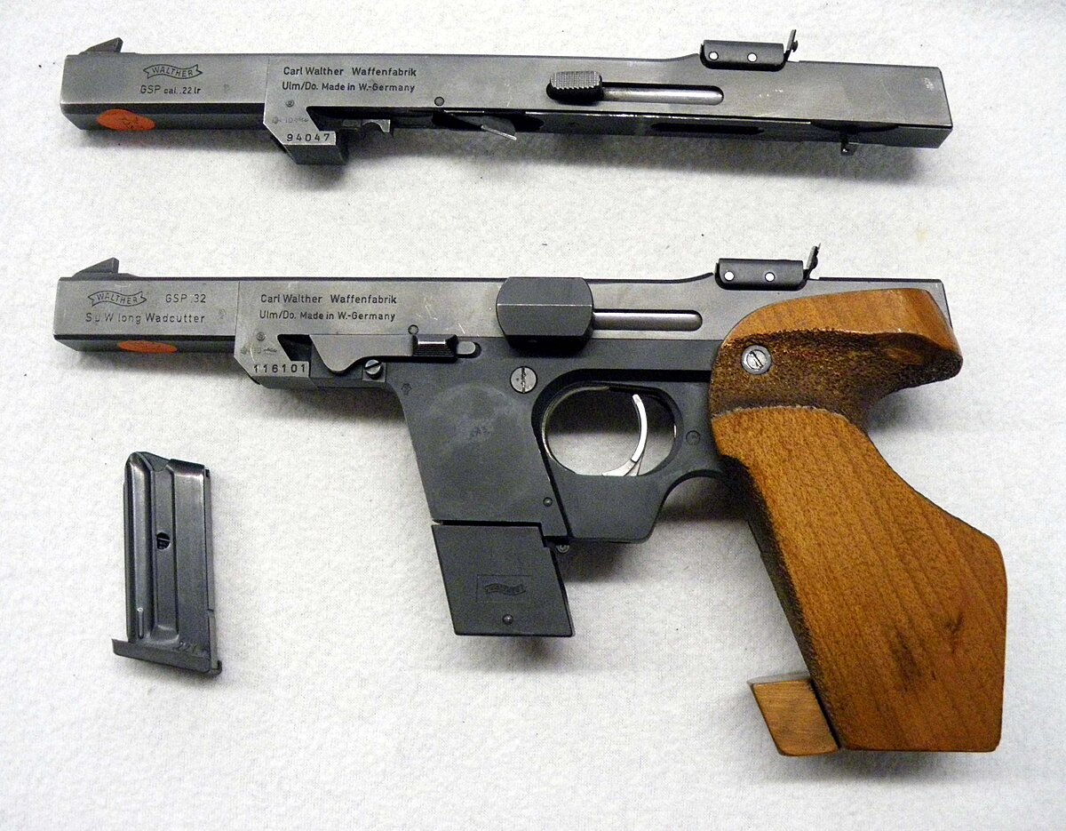 Walther GSP .32 S&W long WC Wechselsystem (1) - gebrauchte Pistole