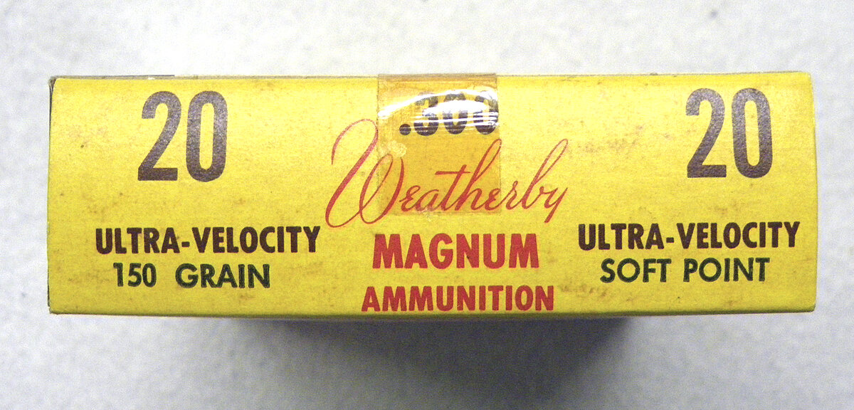 Weatherby .300 Weatherby Magnum 150gr.
