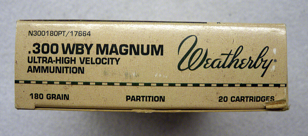 Weatherby .300 Weatherby Magnum 180gr.