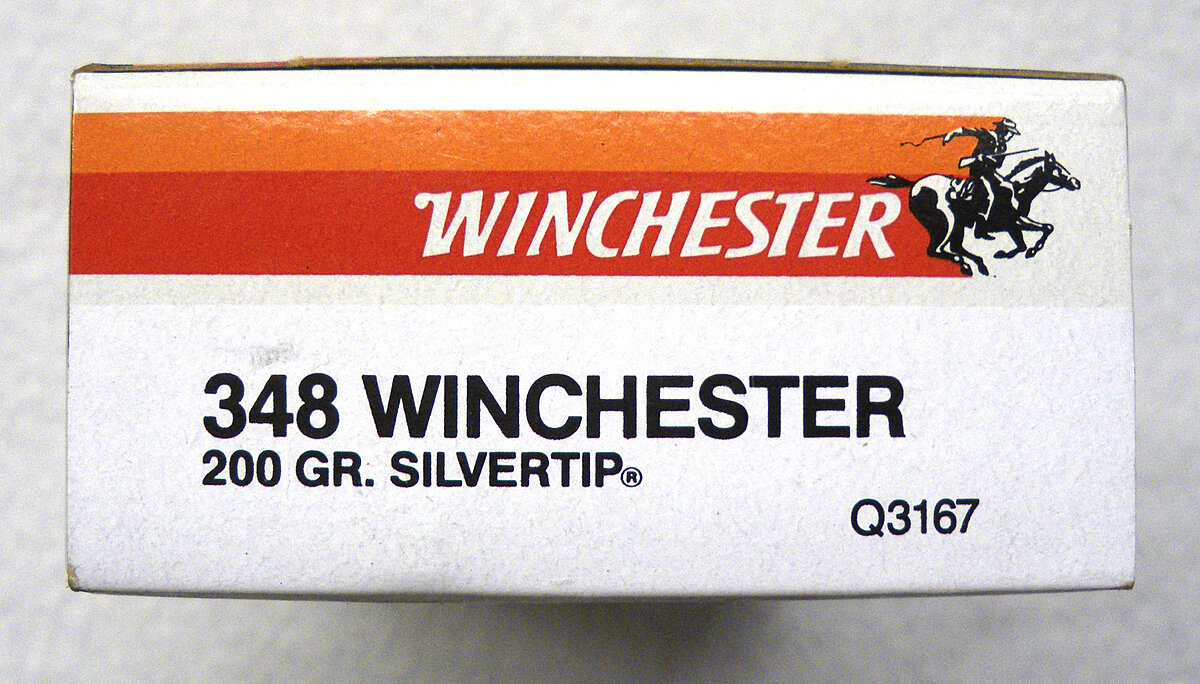 .348 Winchester Super X 200gr Silvertip