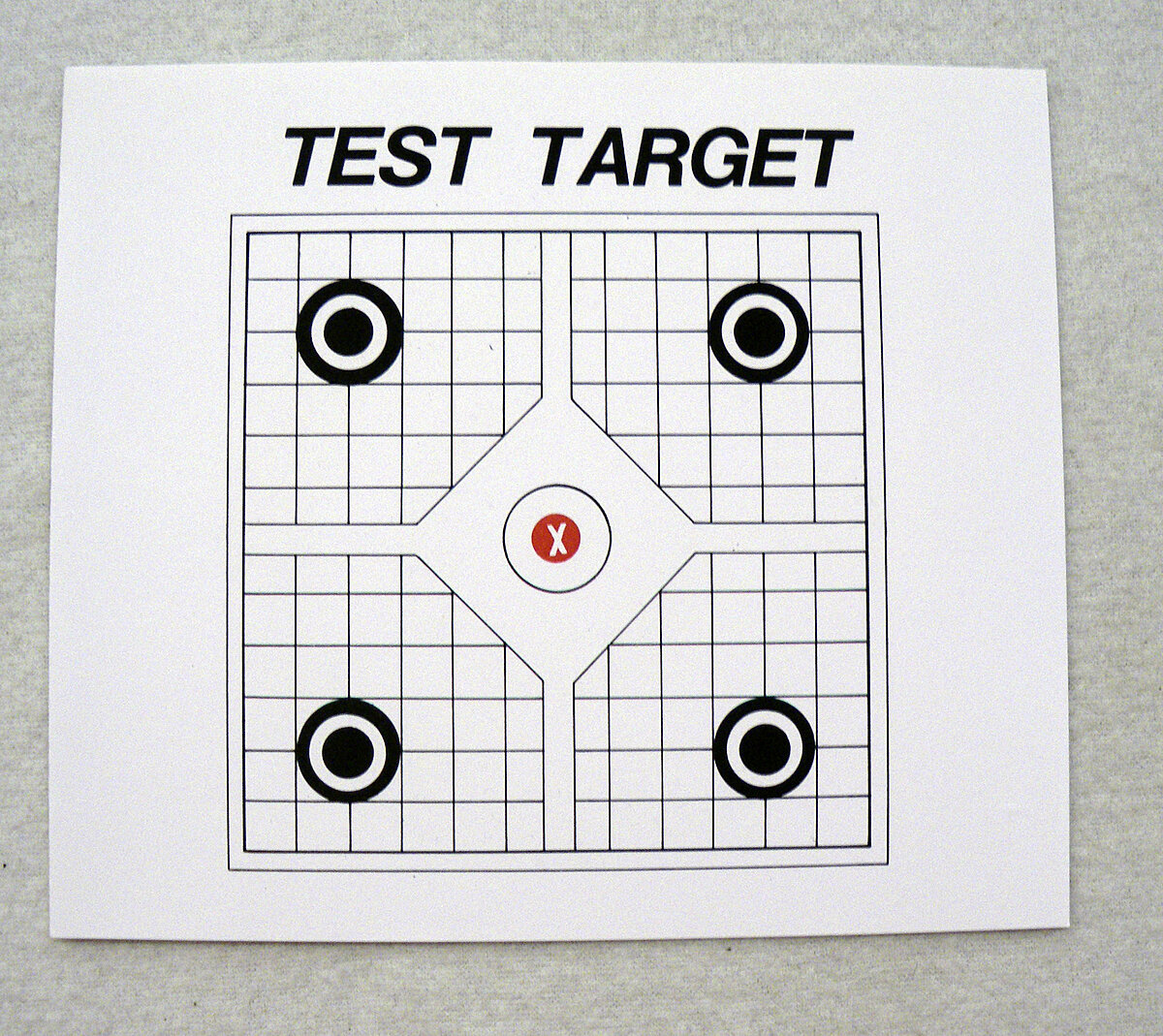 Zielscheibe Test Target (25 Stck.)