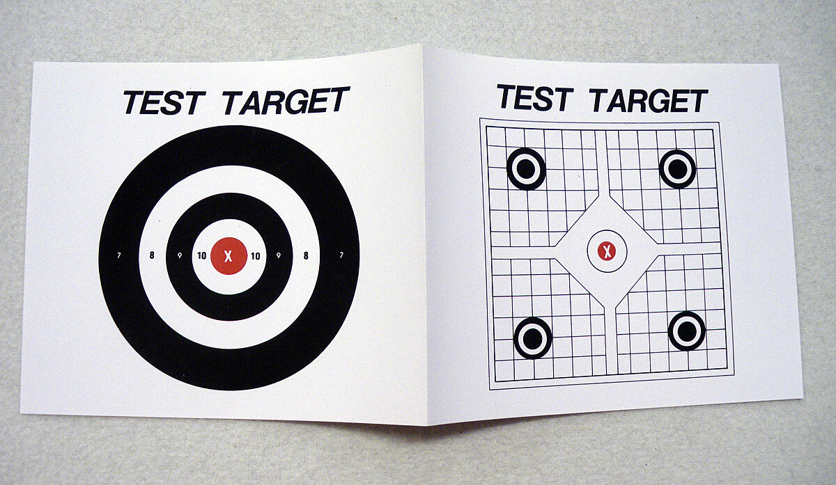 Zielscheibe Test Target (25 Stck.)