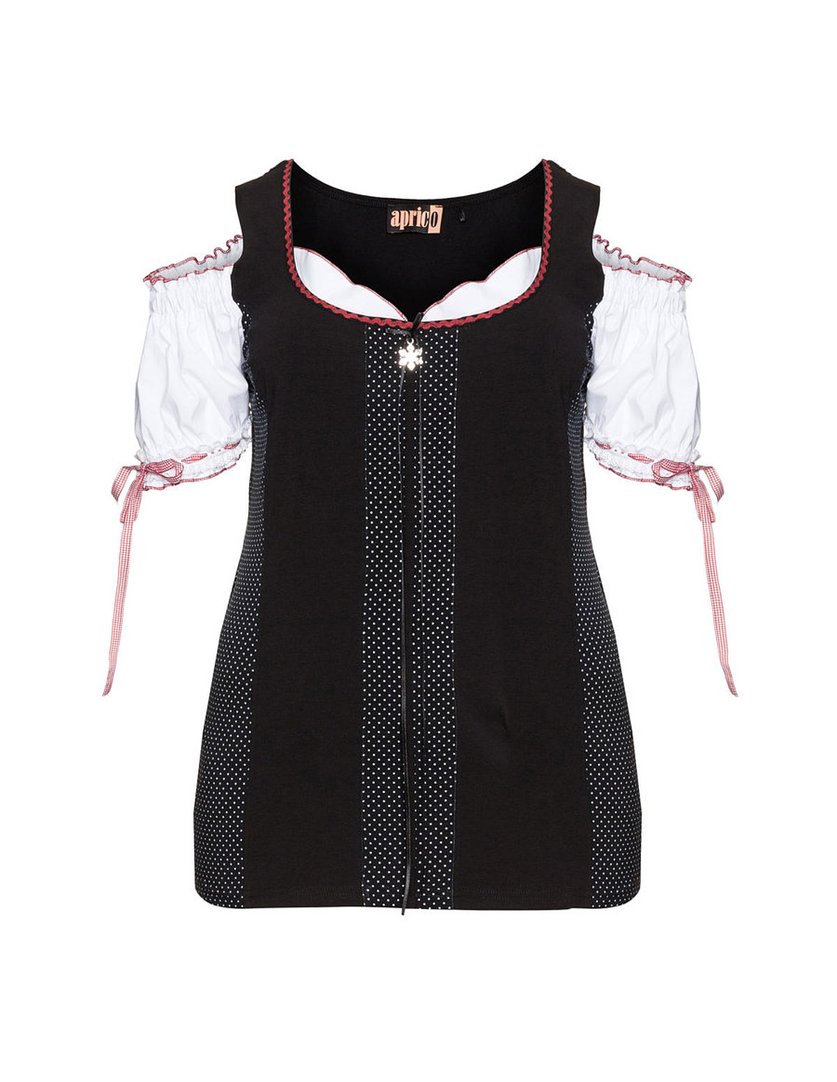 Aprico schulterfreies Damentrachtenshirt