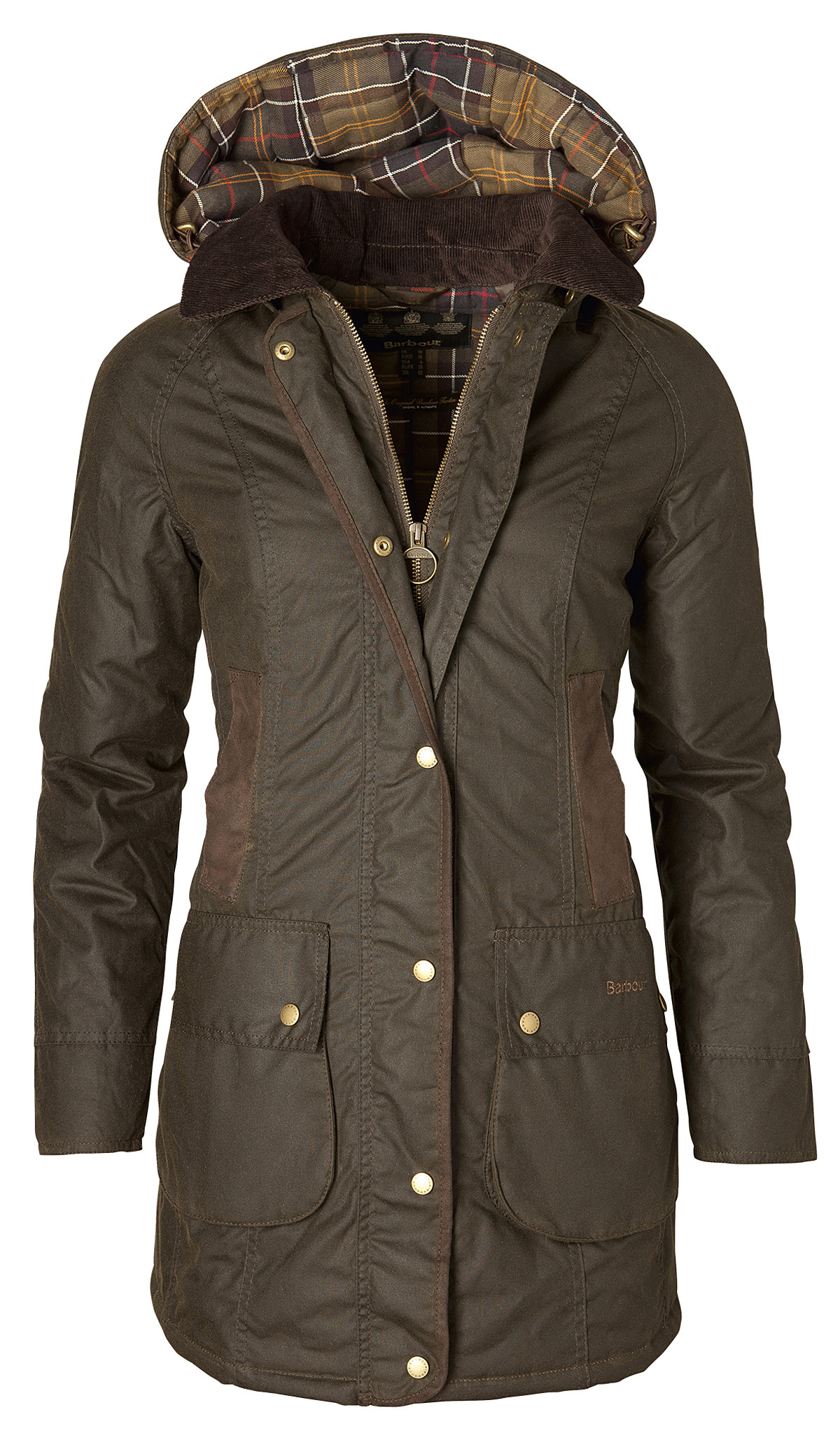 Barbour Bower oliv - Damenwachsjacke