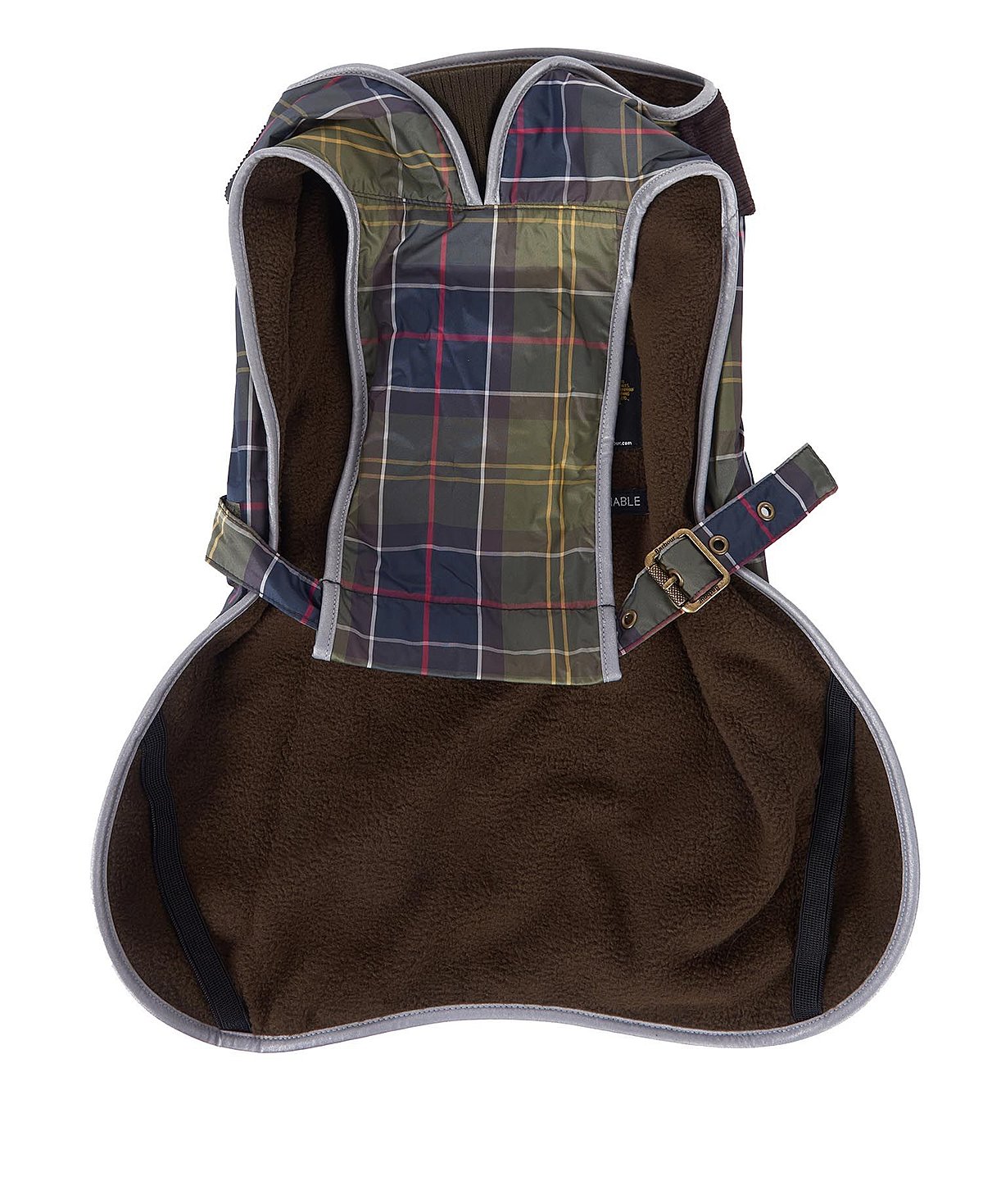 Barbour Tartan Dog Coat Waterproof