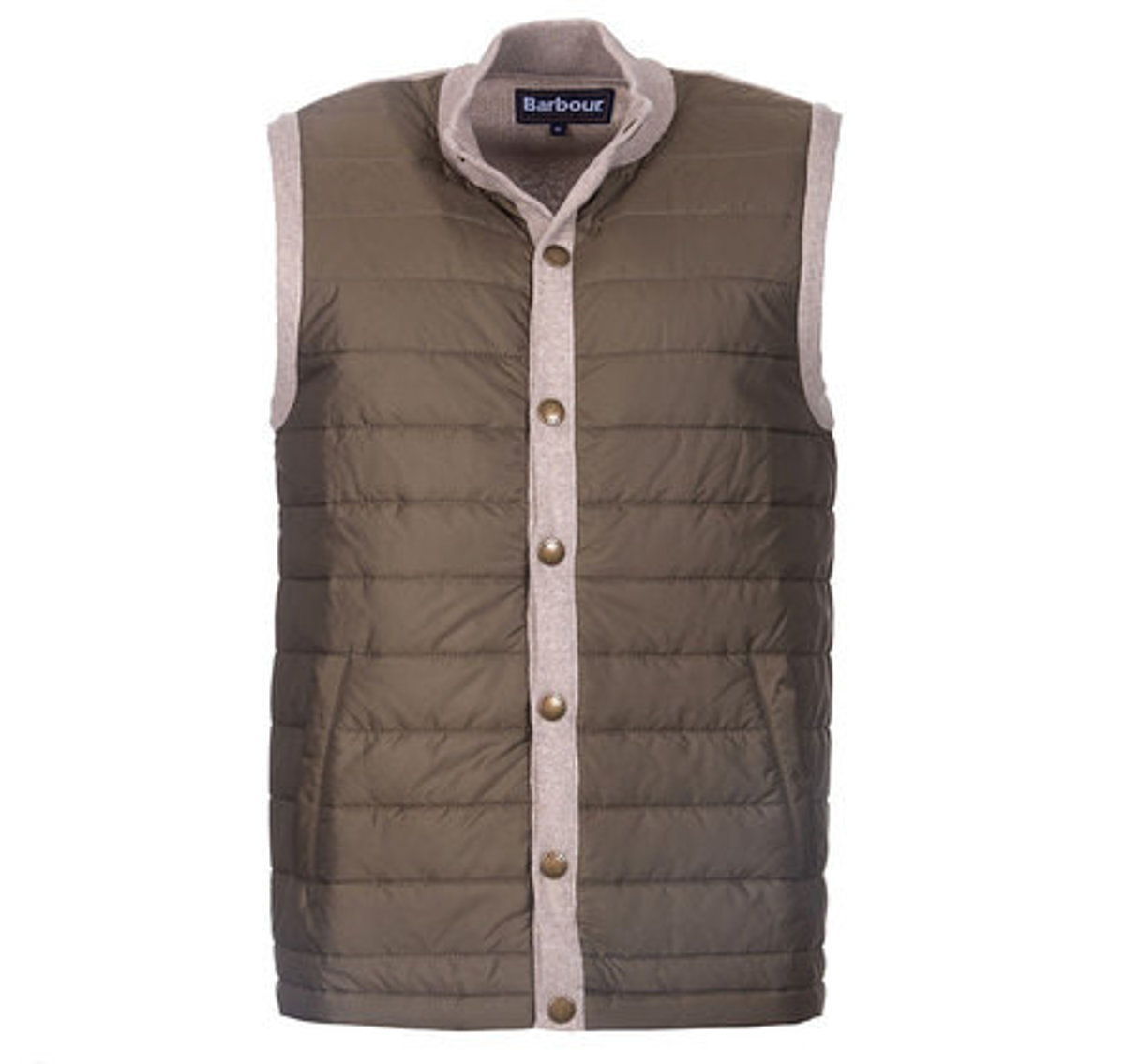 Barbour Essential Gilet oliv-sand - Herrenweste