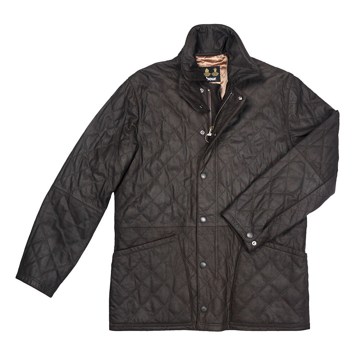 Barbour Leather Polarquilt - Herren Lederjacke