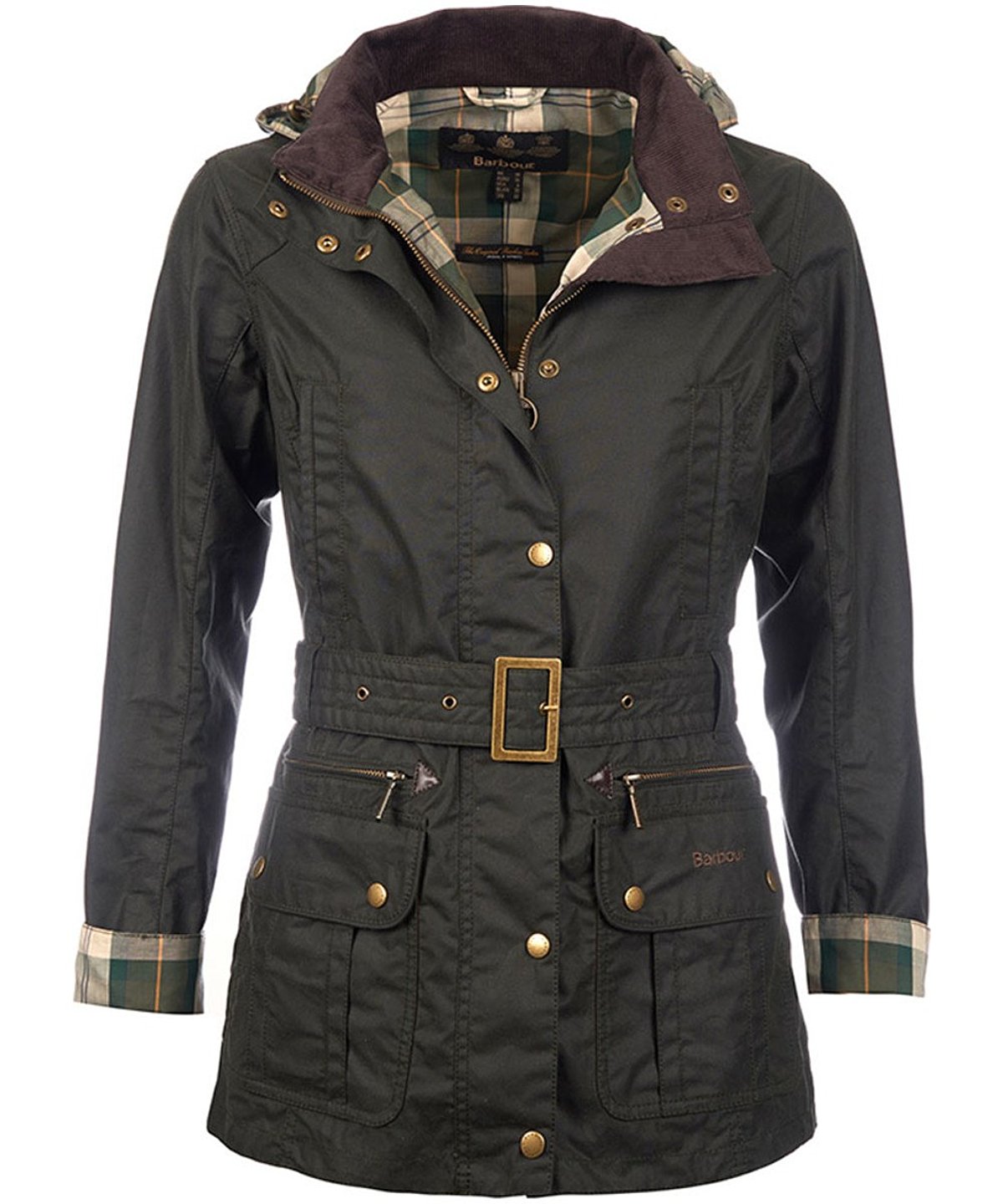 Barbour Parceval Hooded Wax Jacket - Damenwachsjacke