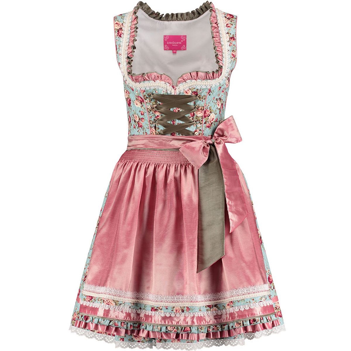 Krger Madl Minidirndl Rosendruck