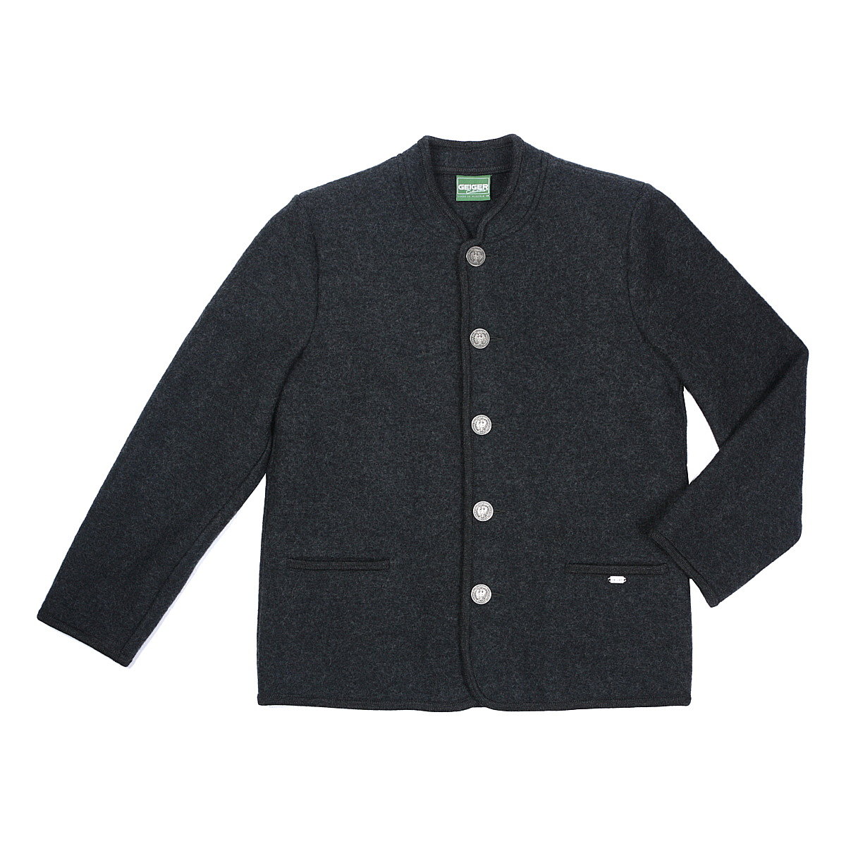 Geiger Herrenwalkjacke mit Stehkragen