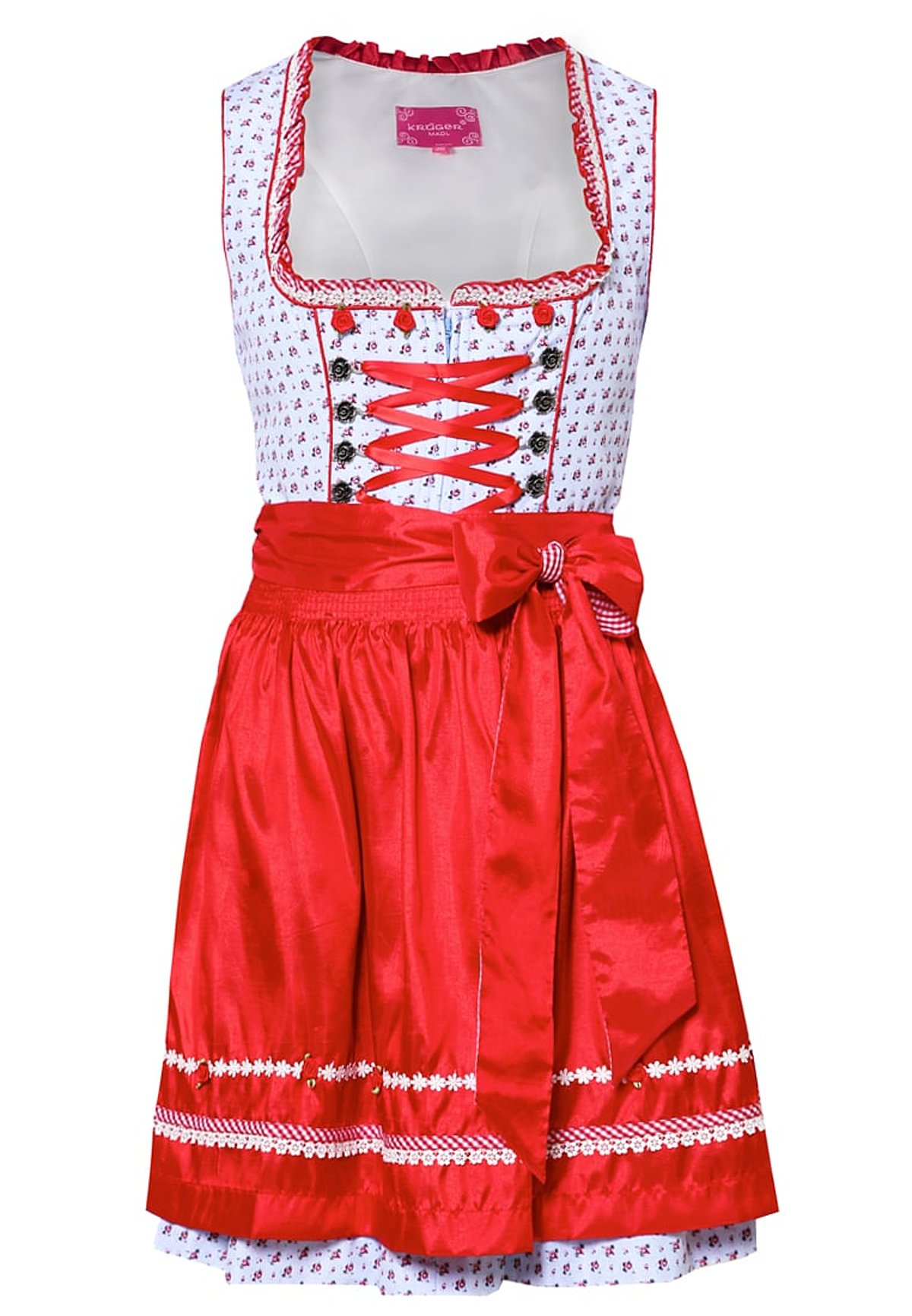 Krger Madl Minidirndl blau-rot