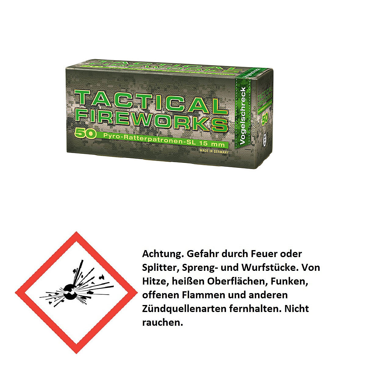 Tactical Fireworks Ratterpatronen 50 Stck.